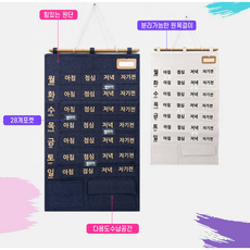 셀리바이 일주일 약보관 포켓 약 달력 캘린더 스케쥴러, 아이보리, 2개