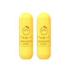 일타르 택배 송장 지우개 리무버 택배칼 15ml, 2개입, 옐로우