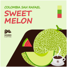 사운즈커피 콜롬비아 산 라파엘 워터멜론 원두 가향 커피, 1개, 500g, 홀빈(분쇄안함)