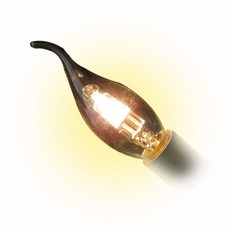 愛迪生燈泡 鹵素燈 蠟燭造型 E14 40W 110V 拉尾燈炮 LBU-007, 1個