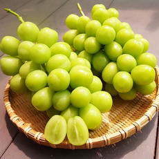 사과의 아삭함 씨없는 고당도 애플청포도, 1개, 2kg