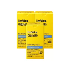 아임비타 멀티비타민 데일리 850mg 60정 3박스(180일분), 1개