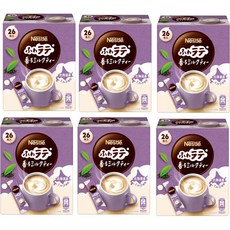 Nescafe stick 일본직구 네슬레 밀크티 스틱 향긋하고 크리미한 26스틱 x 6박스, 사이즈