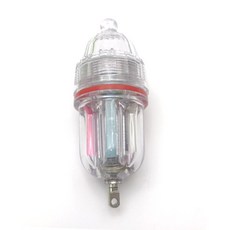 LED高亮度集魚燈 360度防纏繞釣魚燈 (不含電池), 七彩, 1個, 無