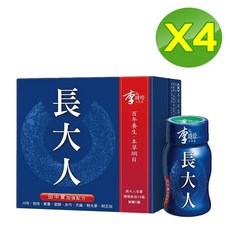 李時珍長大人男孩飲4盒 田中寶新配方，本草精華，兒童成長飲品超值組, 4盒, 6瓶