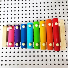 세비아숲 DIY 여러가지 놀이타공판, 2 장미색 8음 타악기