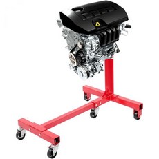 라이니스샵 360도 회전 엔진 스탠드 자동차 수리용 1250파운드 용량 대형 호이스트 차고 수리점 공장용, 1250lbs