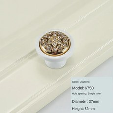 프랑스 스타일 캐비닛 핸들 라이트 럭셔리 펜던트 옷장 도어 간단한 유럽 서랍 골드, 01 Pendant handle, 1개