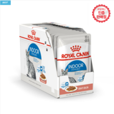 로얄캐닌 고양이사료 그레이비 인도어 파우치 85g x 48P / 습식파우치 모음집, 12개, 당뇨병 관리