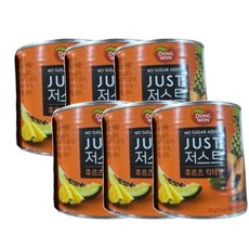 저스트 노슈가 후르츠칵테일 동원, 425g, 6개