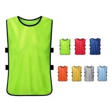 성인용 스포츠 팀조끼 밴드형 1+1세트 단체 운동회 멀티컬러 팀구분용 조끼