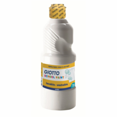 지오토 템페라 물감 화이트, 500ml, WHITE, 1개