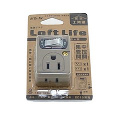 台灣公司現貨/帶燈開關壁插/多孔擴充壁插/新安規BSMI 檢驗合格/一開二插/一開四插/二開二插分接器, 1個