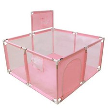 두꺼운 강철 파이프가있는 놀이터 Corralito 놀이 공원 활동 울타리 공 상자 게임, China Mainland, Pink S