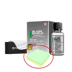 파이어볼 글라스 쉴드 자동차 유리 발수 코팅제 50ml+타월, 1개, 50ml