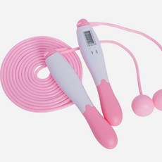 홈트실내 무선줄넘기 칼로리소모 다이어트 유산소 근력운동, 1-줄없는 줄넘기-핑크, 1개