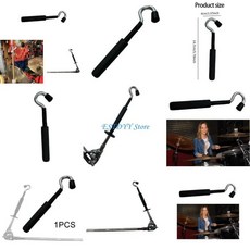 심벌즈 로드 어댑터 후크 타악기 장착 하드웨어 설치가 용이함, 1개