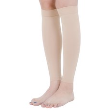 바로핏 종아리 압박스타킹 의료용 밴드, 베이지, 1세트