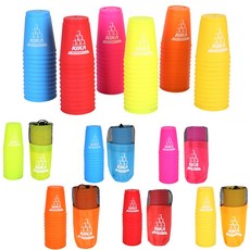 키카 스포츠스태킹 컵쌓기 스탠다드 스피드스택스 12개입, 핑크