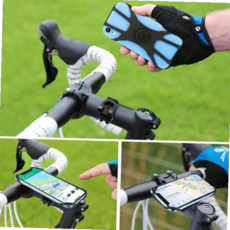 저스티스 360도 회전 실리콘 자전거 휴대폰거치대, B타입, 1개, B타입