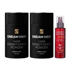 드림헤어 순간증모제 흑채+미스트 증모제 탈모관리, 검정색(분말 23g 2병+미스트1병), 1세트