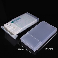 반투명 여자 남자 사각 담배 담배갑 담뱃갑 에쎄 보관 플라스틱 케이스 용기 커버 카바, 1개