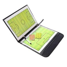 축구 전술보드 풋살 축구작전판 접이식 감독 자석 지휘판, 블랙 3단 접이식