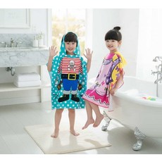 제나디자인 아동 후드 가운 아기물놀이