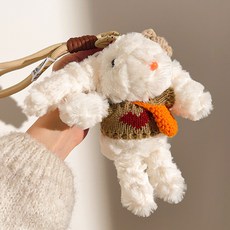 垂耳兔毛絨公仔掛飾, F - 3837 高度18CM, 1個