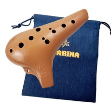 일상속반짝 국내생산 오카리나, 1개, 브라운, 알토