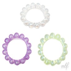 굿템 공예용 원형 비즈 10p 거울꾸미기비즈, 화이트