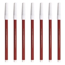 수용성 차코 수성펜 원단 챠코펜, 7개, 브라운