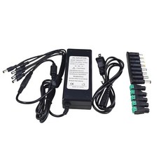 HBXDKJ DC 전원 어댑터 12V 5A 다중 변환 헤드가 있는 5방향 스플리터