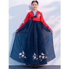 한국 개량한복 상하세트 여성 전통 혼례 생활한복