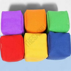 색깔오자미던지기 아동운동발달교구 감각통합놀이도구 박터트리기 던지기 칼라 오자미