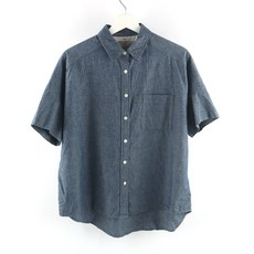 M-L / muji 여성용 코튼 라글랑 반팔 셔츠 / P018 -216, 1개, 사진참고