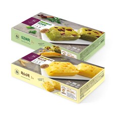 빚은 냉동 우리술떡 3입 2종 2팩(옥수수떡쑥떡), 옥수수술떡 2팩