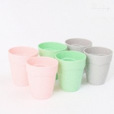 마깡몰 파스텔 파티컵(소) 6p 투명파티컵