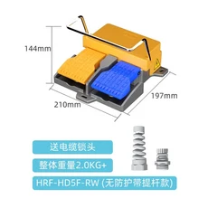 삼면 보호 산업용 알루미늄 합금 중형 풋 스위치 HRF HD5NX, 03 2