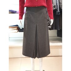 비꼴리끄 울 앞주름 A라인 스커트 B254WK2040950_s 705254