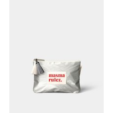 매장정품 마스마룰즈 MASMARULEZ Basic pouch _ Glittery Silver 5006625082 142137