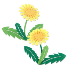 (펠트) 환경구성 신형 민들레꽃, 본상품