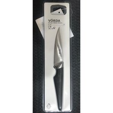 IKEA VÖRDA 刀具 - 削皮刀 水果刀 9cm, 黑色, 1個