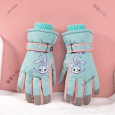 滑雪兒童手套冬季戶外玩雪加絨加厚保暖防寒男女學生五指騎行防水
