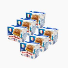 스테릴가르다 종이팩 마스카포네 생치즈 냉장 아이스박스포함, 6개, 500g