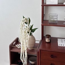 맨드라미 바인 조화 4colors, 1개, 크림