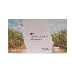 휴홈 사탕수수 위생백, 1개, 100개, 소(S)