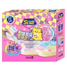 BOAZLin Pluemo DIY 獨角獸史萊姆套組 246057, 混合顏色, 1套