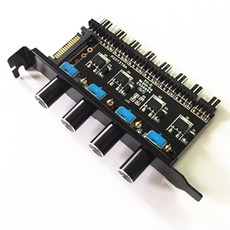 PCI 風扇調速器 8路 4旋鈕