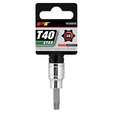 성능 도구 W38850 T-50 스타 비트 크롬 바나듐 소켓 3/8인치 드라이브, 1 Count (Pack of 1), 1개